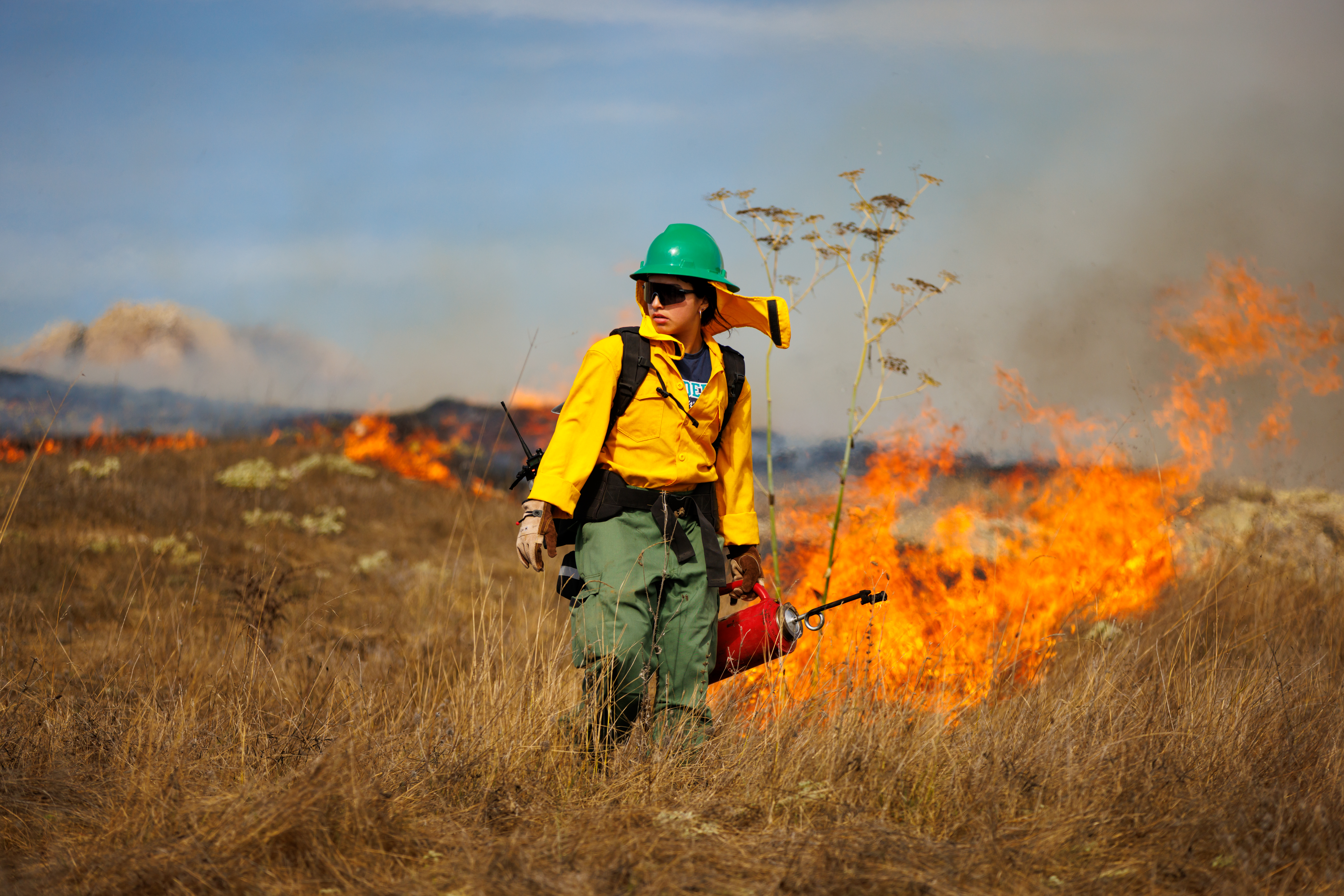 Campus prescribed fire